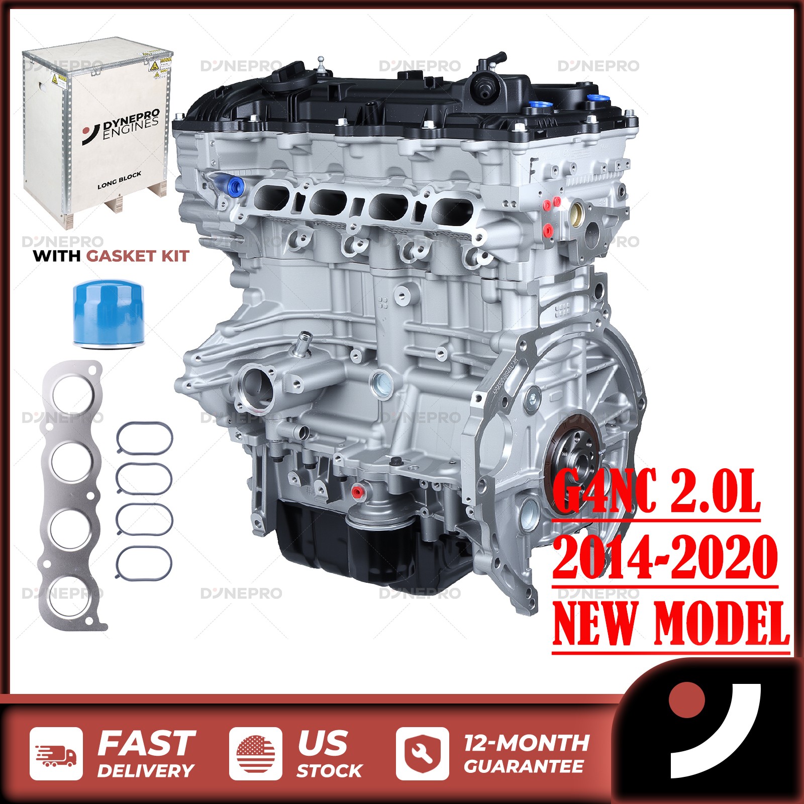 NEW G4NC 2.0L Engine Motor Assembly For 2013-2020 Hyundai Elantra Kia Forte