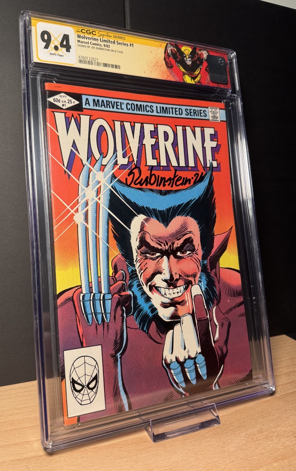 🐺Wolverine #1 CGC SIg Series  9.4 White Joe Rubinstein Auto 1st Solo Wolverine