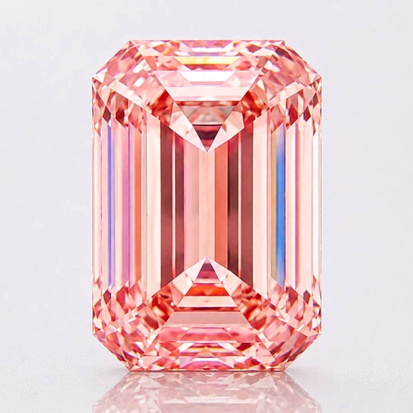 IGI Lab-Created 1.98ct Emerald Cut Diamond Fancy Intense Pink VS1 LG737521449 IGI Lab-Created 1.98ct Emerald Cut Diamond Fancy Intense Pink VS1 LG737521449