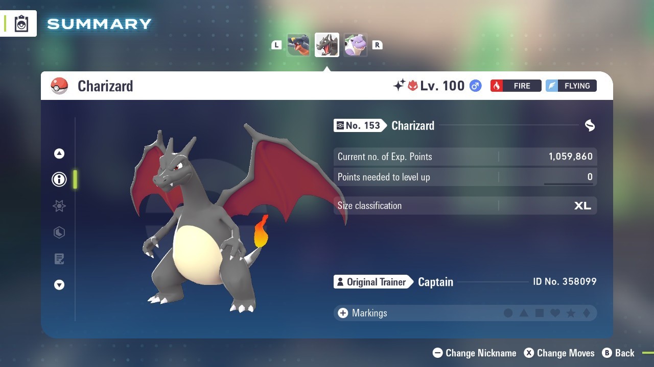 ✨SHINY ALPHA CHARIZARD - Lv.100/6IV/MAX EVs - Pokemon Legends ZA FREE Masterball