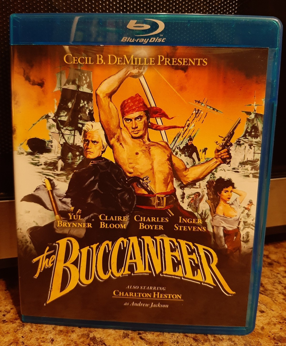 The Buccaneer blu-ray (LIKE NEW, PERFECT) 1958 Olive Films - Yul Brynner The Buccaneer blu-ray (LIKE NEW, PERFECT) 1958 Olive Films - Yul Brynner