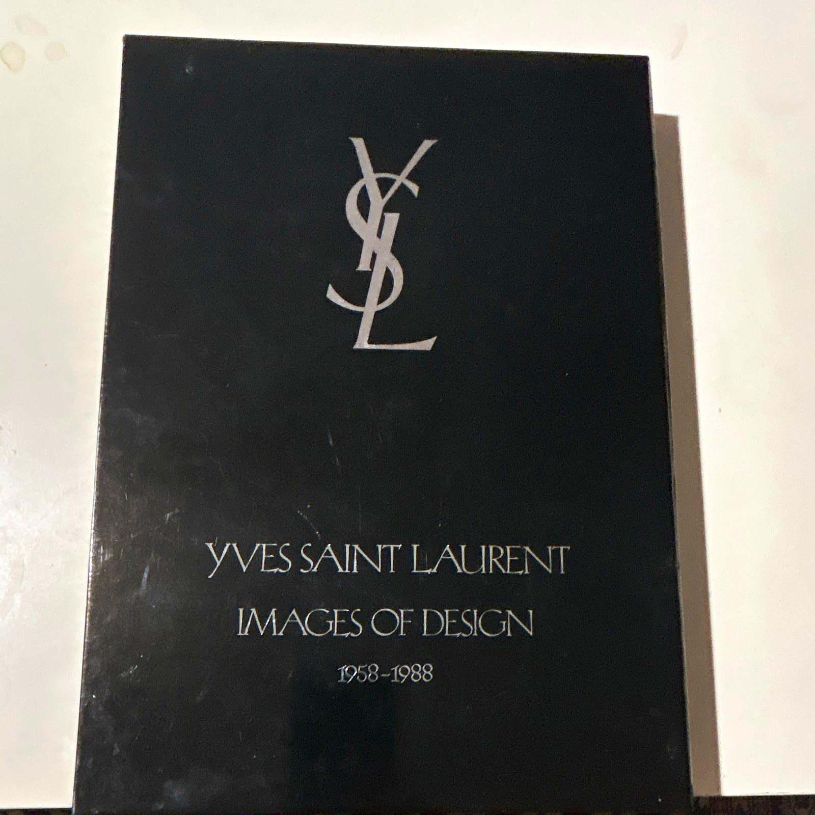 Yves Saint Laurent Images of Design 1958-1988 Hardcover Fashion Photography YSL