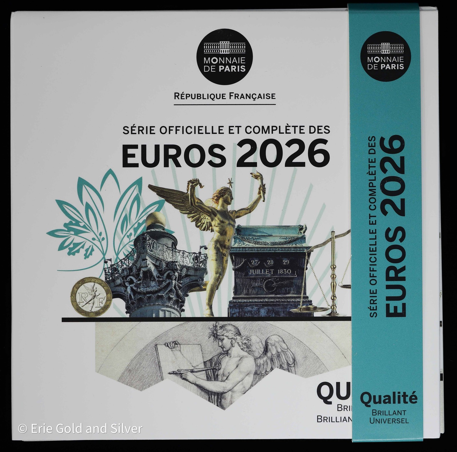 2026 France Monnaie De Paris BU Uncirculated  8 Euro Coin Set