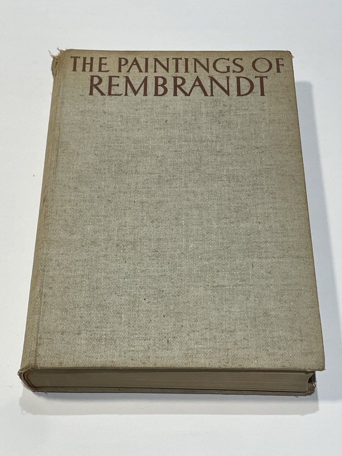The Paintings of Rembrandt A. Bredius 1935 1st Ed Phaidon Vienna Austria Book