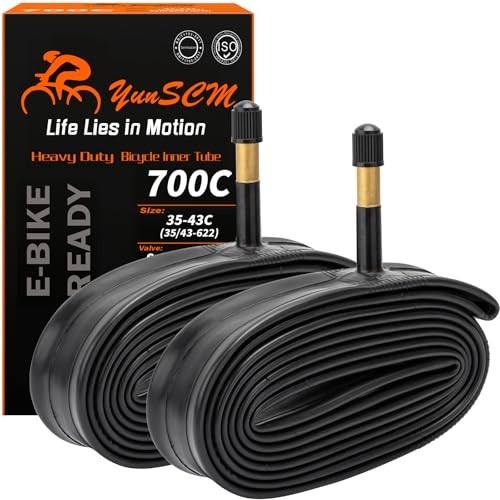 700C Heavy Duty Bike Tubes 700x35C/38C/40C/43C AV48 Schrader Valve 700x35/43c Fr