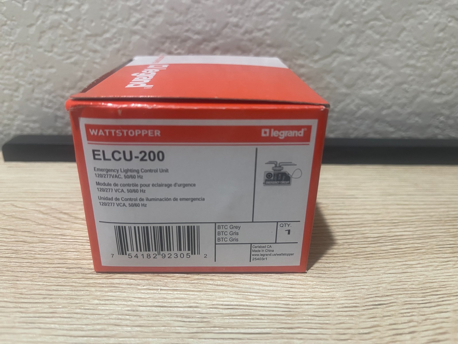 Legrand Wattstopper Emergency Lighting Control Unit 120/277V | ELCU-200 | Legrand Wattstopper Emergency Lighting Control Unit 120/277V | ELCU-200 |