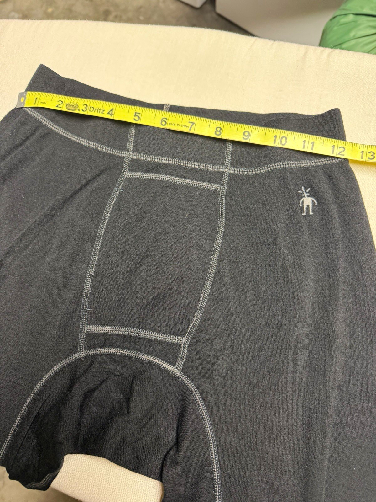 Smartwool Merino Wool Base Layer Bottom Leggings Thermal Black S Mid Rise