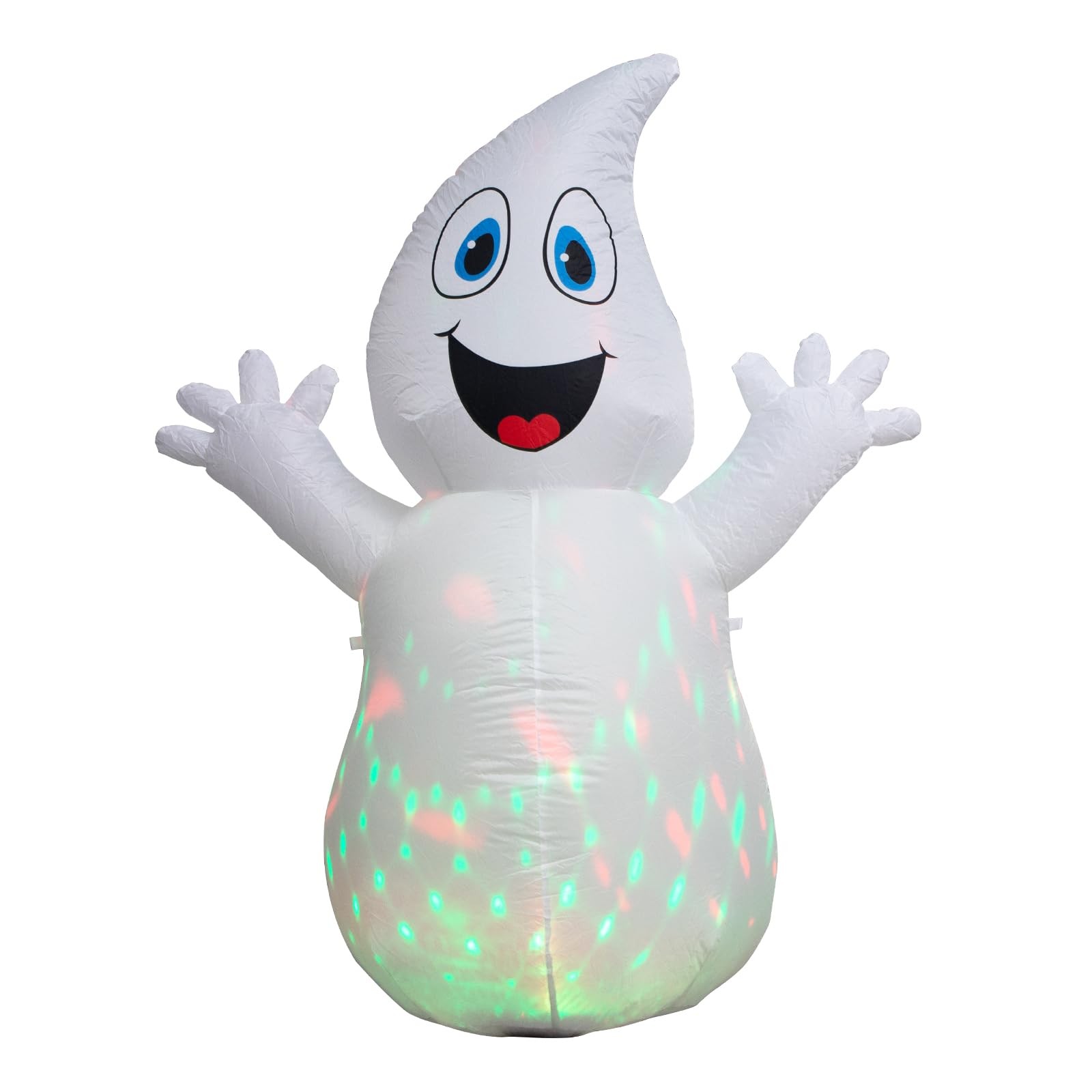 5.5 FT Halloween Inflatable Ghost with Light Outdoor Yard Decorations