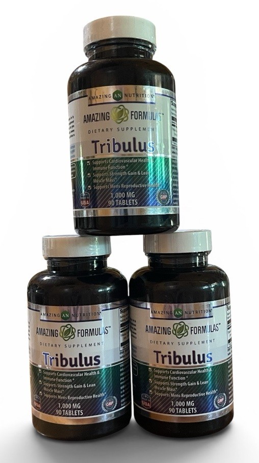 Lot Of 3 Amazing Formulas Tribulus 1000mg 90 Tabs For Total 270 Mens Libido