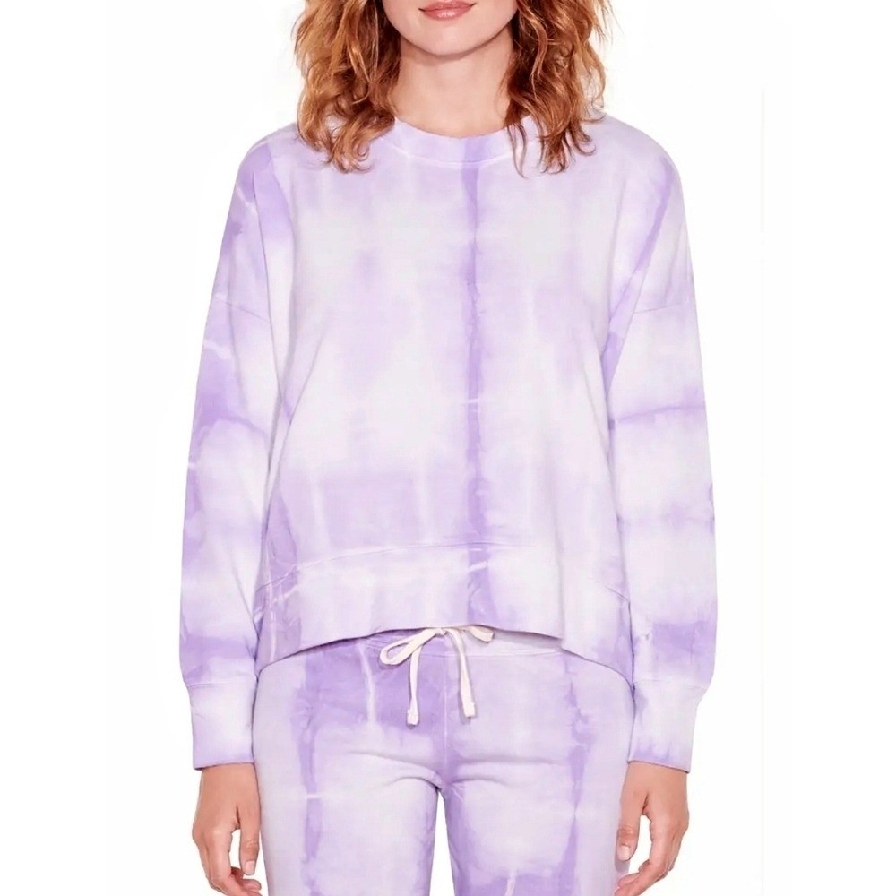 NEW Sundry | Purple Tie Dye Sweatshirt size 1