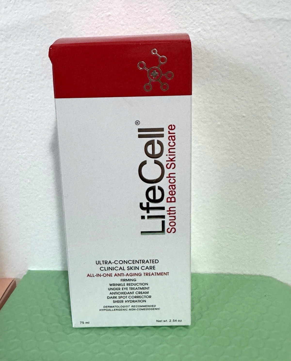 LifeCell South Beach Skincare All-in-One Anti-Aging Treatment Cream 2.54 oz
