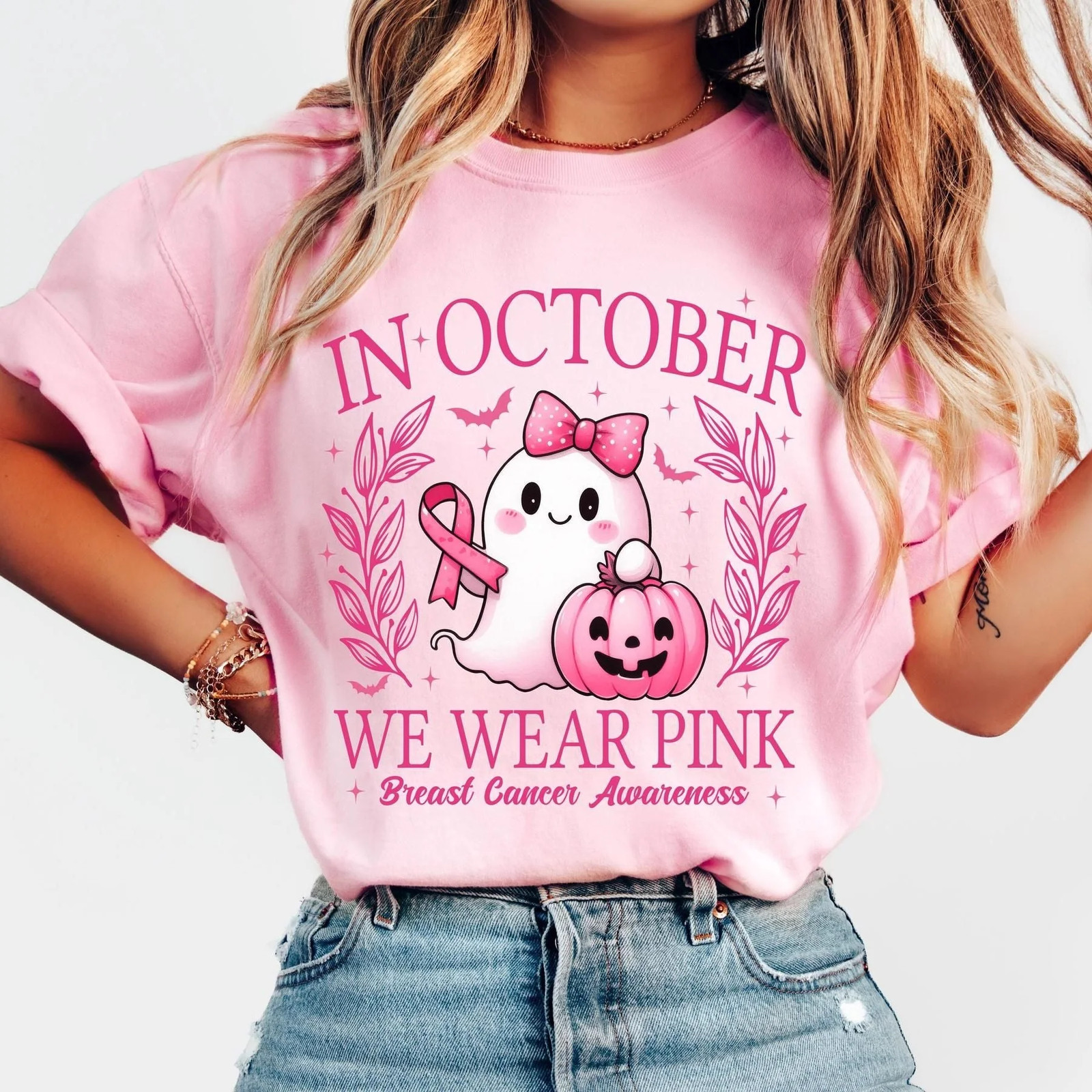 In October We Wear Pink – Awareness Tee