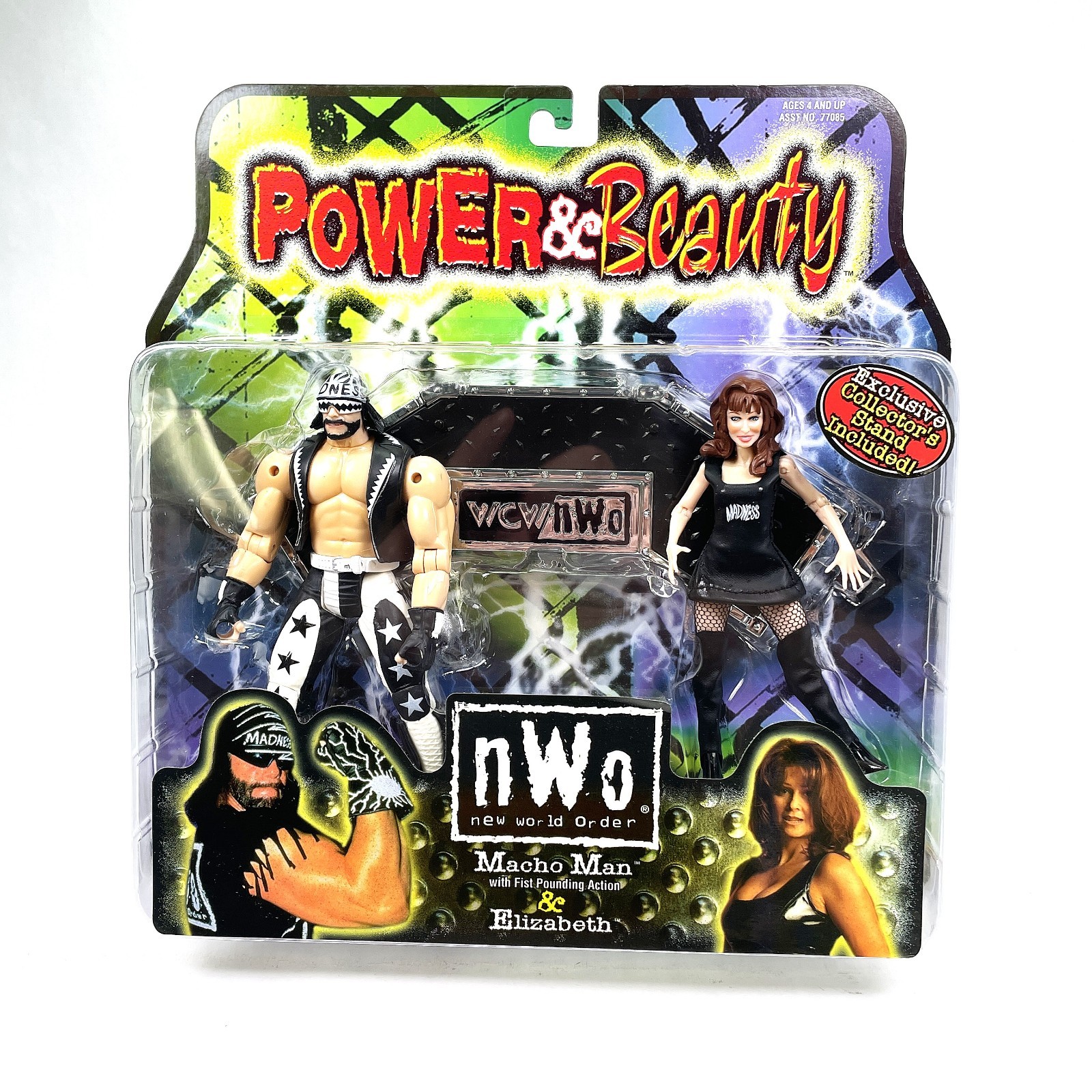 Macho Man Randy Savage & Elizabeth WCW Power & Beauty Figure 1999 Toybiz MOC Macho Man Randy Savage & Elizabeth WCW Power & Beauty Figure 1999 Toybiz MOC