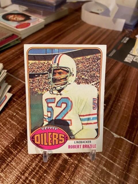 1976 Topps # 424 Robert Brazile RC