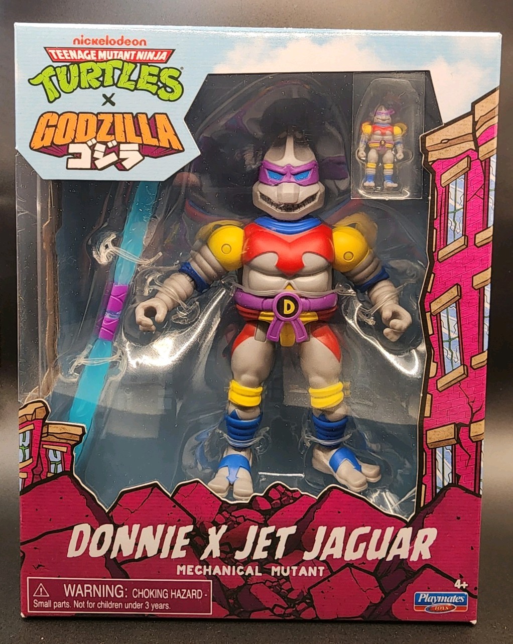 Teenage Mutant Ninja Turtles X Godzilla Donnie x Jet Jaguar