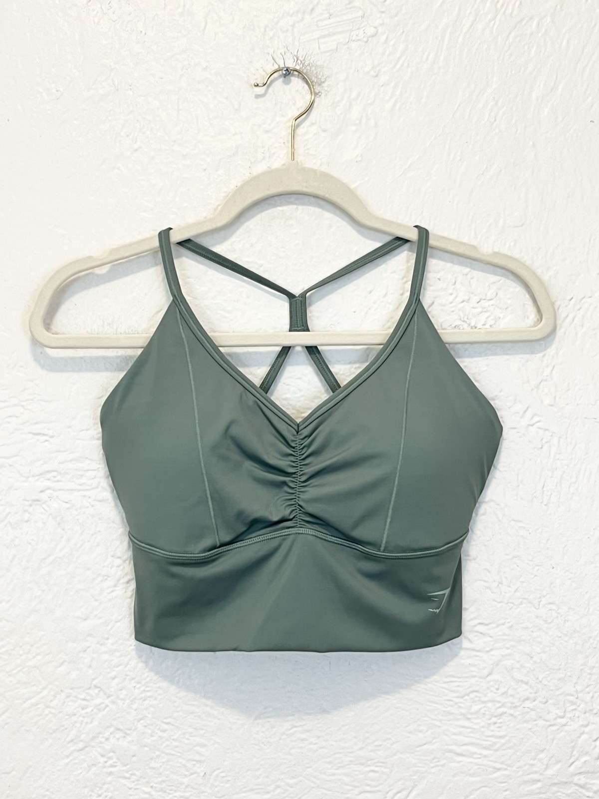 Gymshark Elevate Longline Sports Bra Green Size M Training Gym Athleisure Top Gymshark Elevate Longline Sports Bra Green Size M Training Gym Athleisure Top