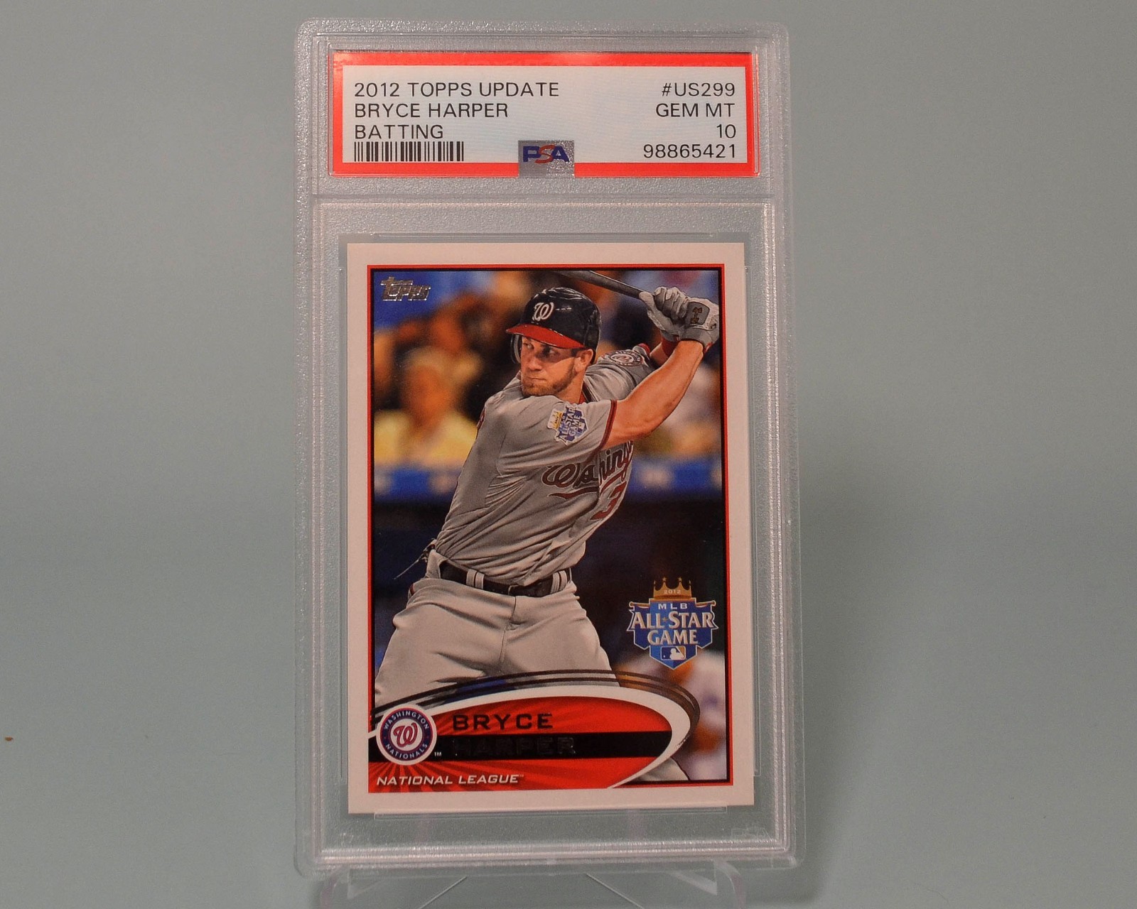 Bryce HARPER 2012 Topps Update All-Star Rookie PSA 10