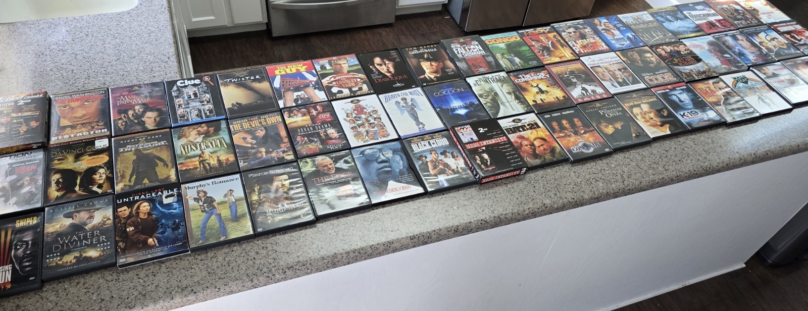 Huge DVD Movie Lot 60+ Titles Action Adventure 1980-Y2K Epic Actors Collection Huge DVD Movie Lot 60+ Titles Action Adventure 1980-Y2K Epic Actors Collection