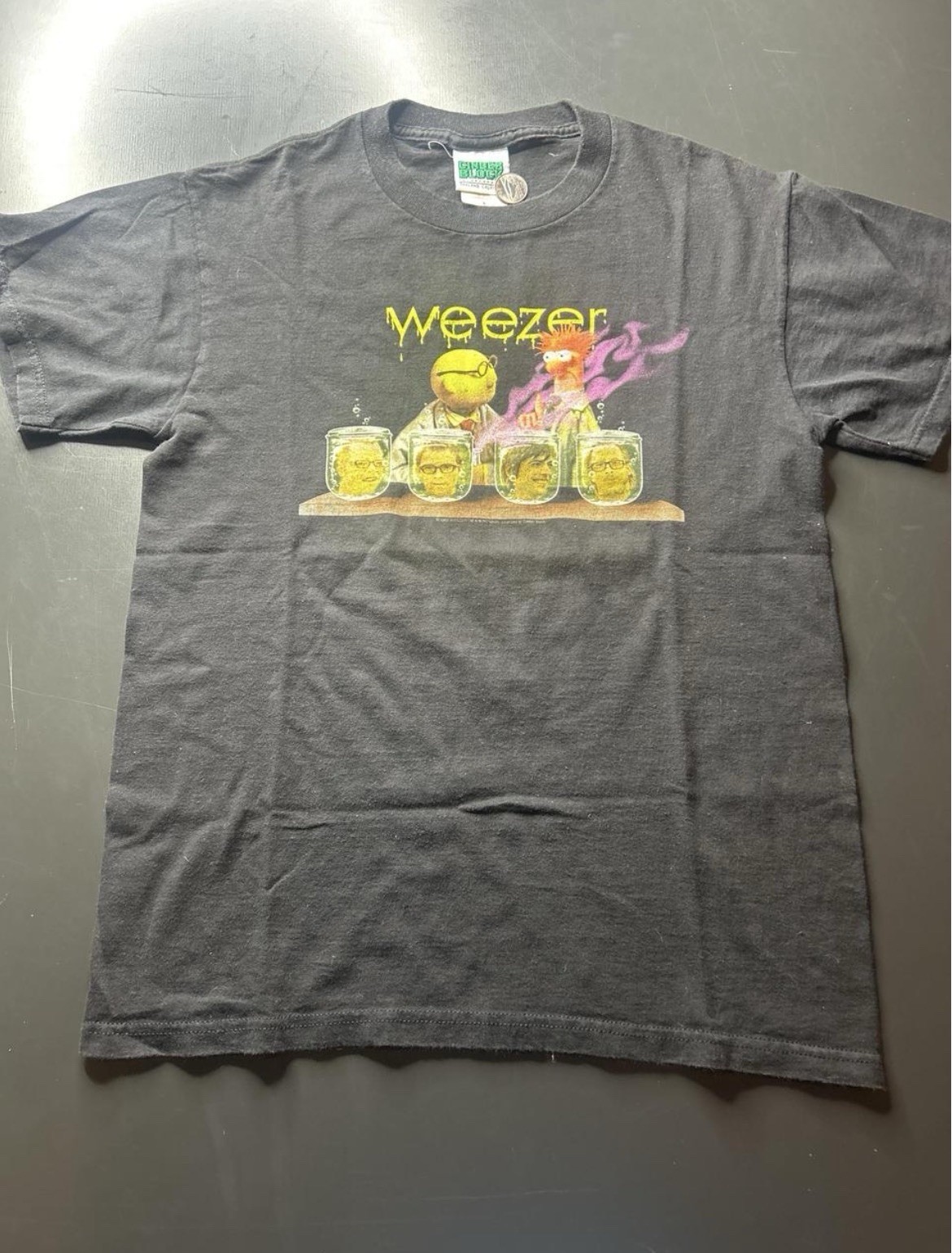 2002 Vintage Grail Weezer Muppets T-shirt Men’s Small 2002 Vintage Grail Weezer Muppets T-shirt Men’s Small