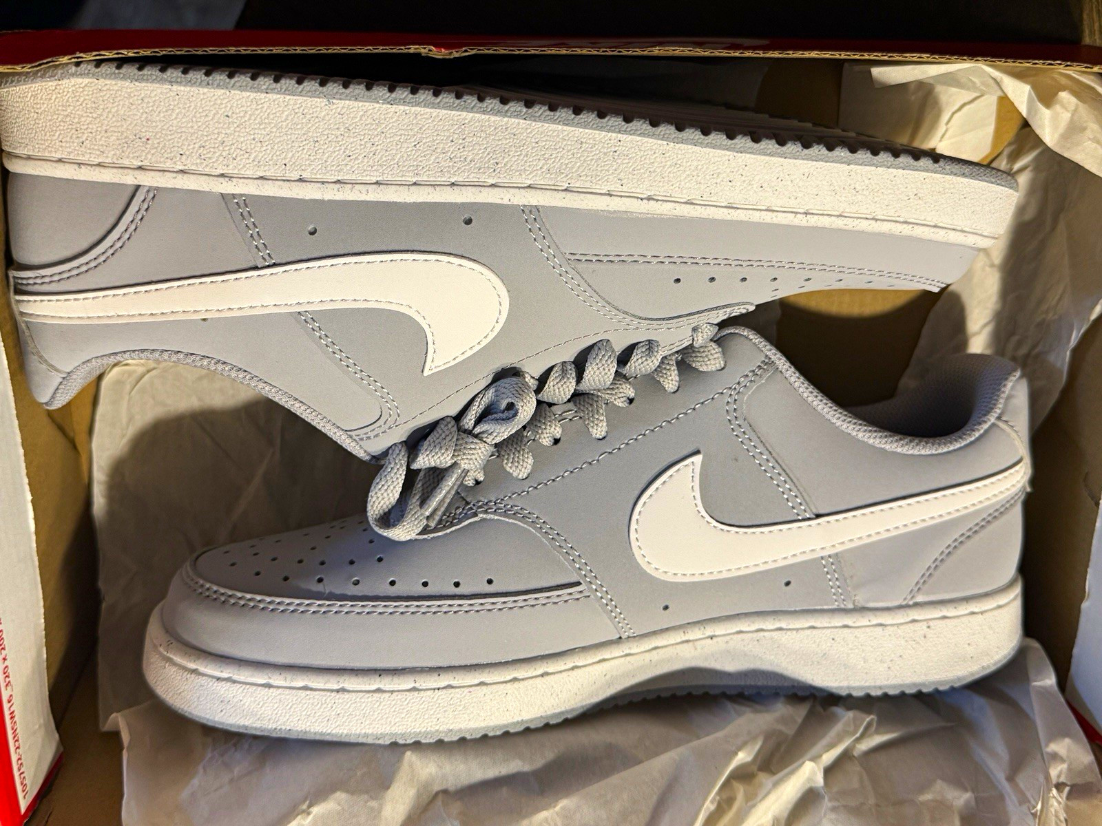 Nike Court Vision Low V2 Men’s Sneakers Wolf Grey/Summit White HV8139-002 Nike Court Vision Low V2 Men’s Sneakers Wolf Grey/Summit White HV8139-002