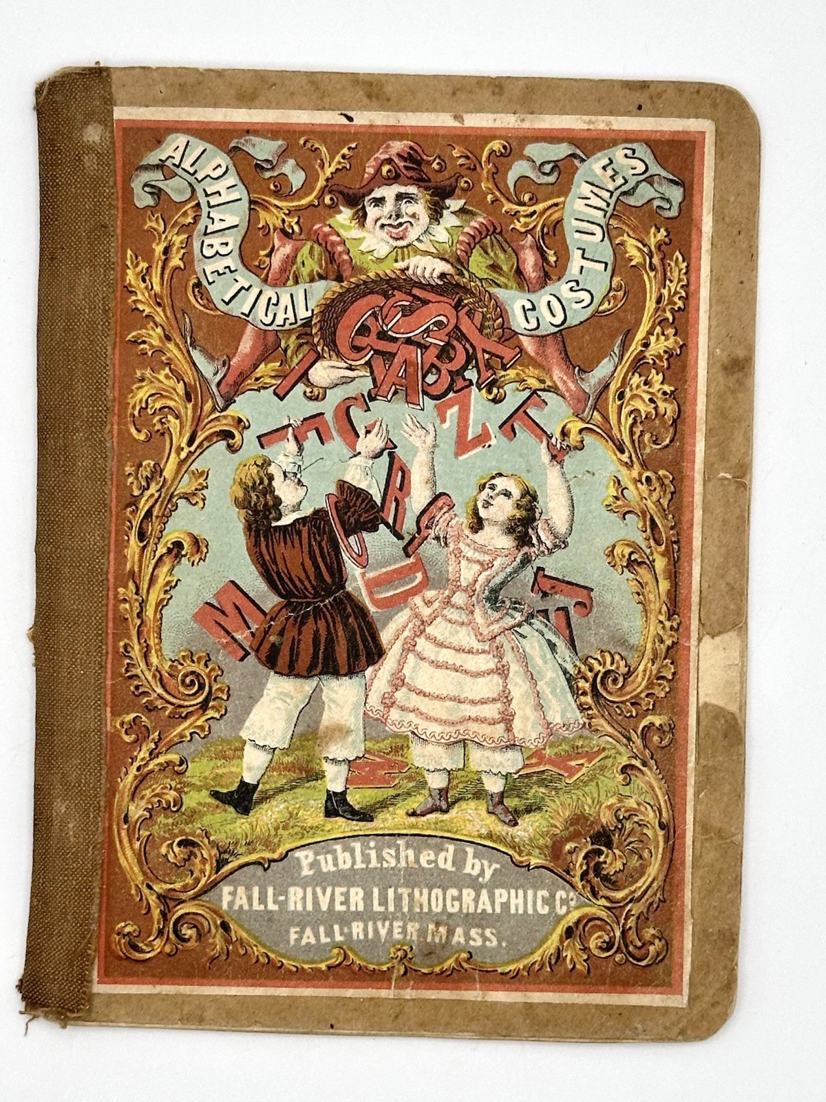 RARE 1860’s ALPHABETICAL COSTUMES BOOK FALLS RIVER LITHOGRAPHIC CO. MASS.