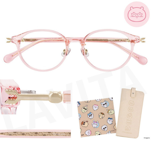 Chiikawa Eyeglass Glasses Frame Pink Clear ZOFF ZA261002-20A1 Japan New 