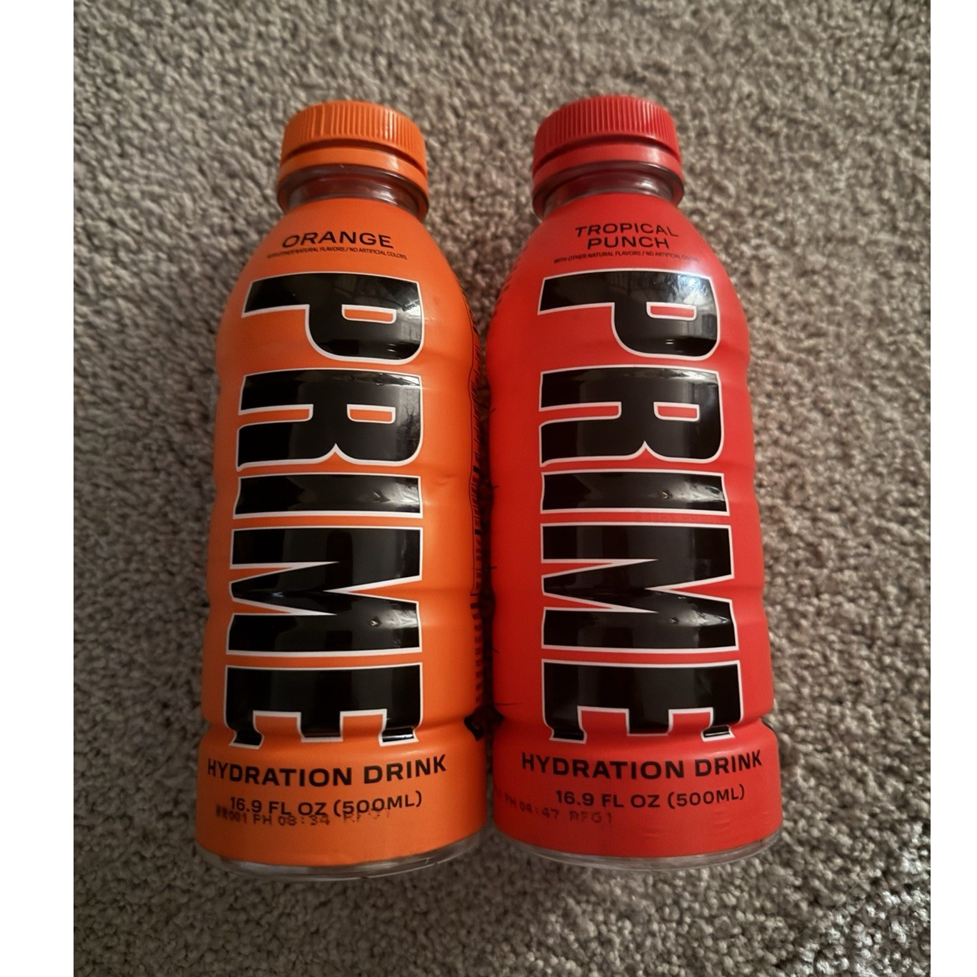*RARE* *MISSPELLED* Two Rare PRIME bottles read desc. *RARE* *MISSPELLED* Two Rare PRIME bottles read desc.
