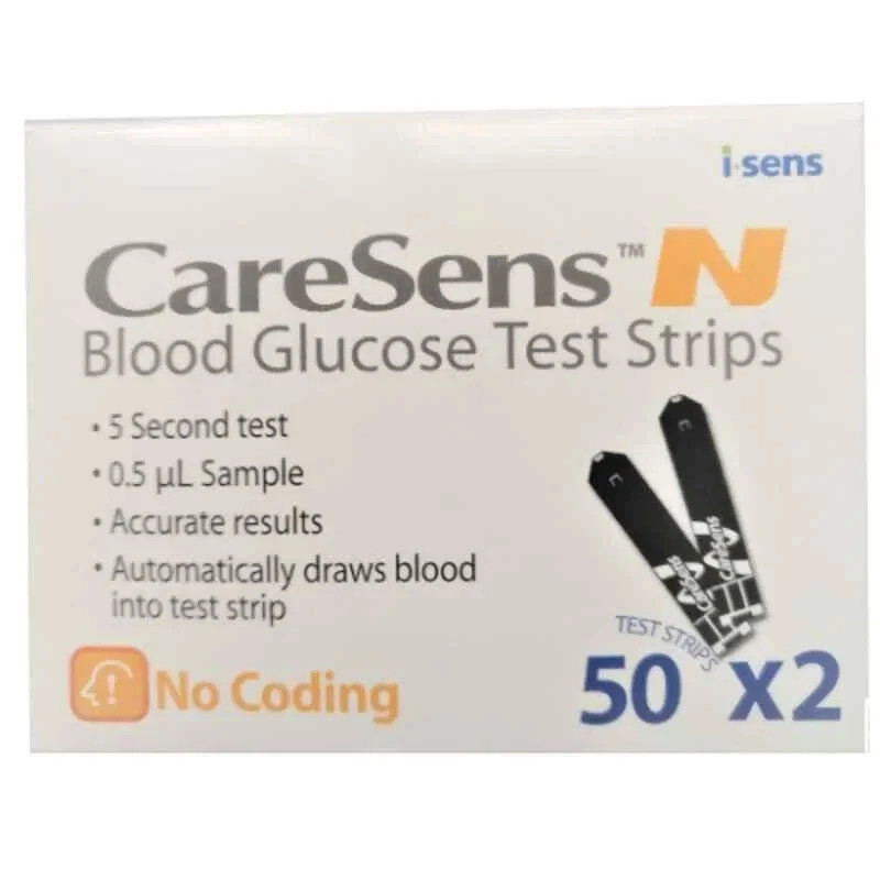 CareSens N Blood Glucose 100 TEST STRIPS LONG EXPIRY 100% genuine Product) CareSens N Blood Glucose 100 TEST STRIPS LONG EXPIRY 100% genuine Product)
