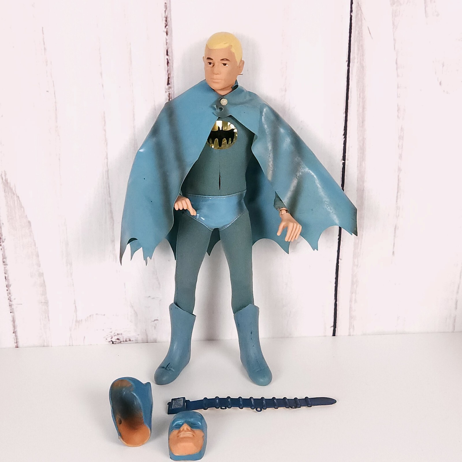 💥Vintage 1966 Ideal CAPTAIN ACTION BATMAN SUIT RARE - Review Condition