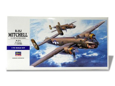 Hasegawa 00546 1/72 B-25J MITCHELL Plastic Model Kit