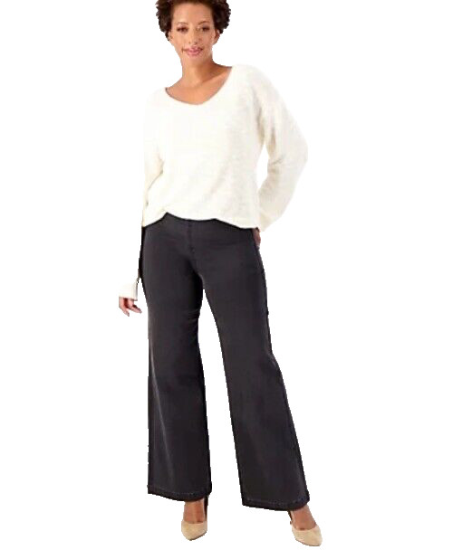 NWT NYDJ Sculpt Her Pull On Teresa Wide Leg Denim Sierra Size Small $99