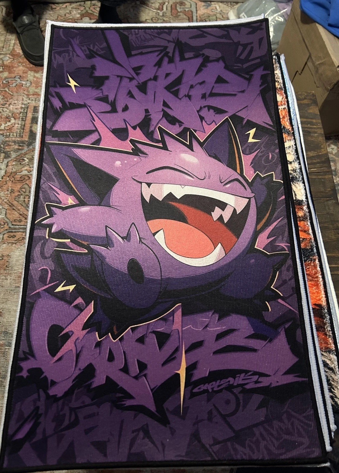 Choose 1 - Gengar tufted rugs - 18in or 22in x 32in