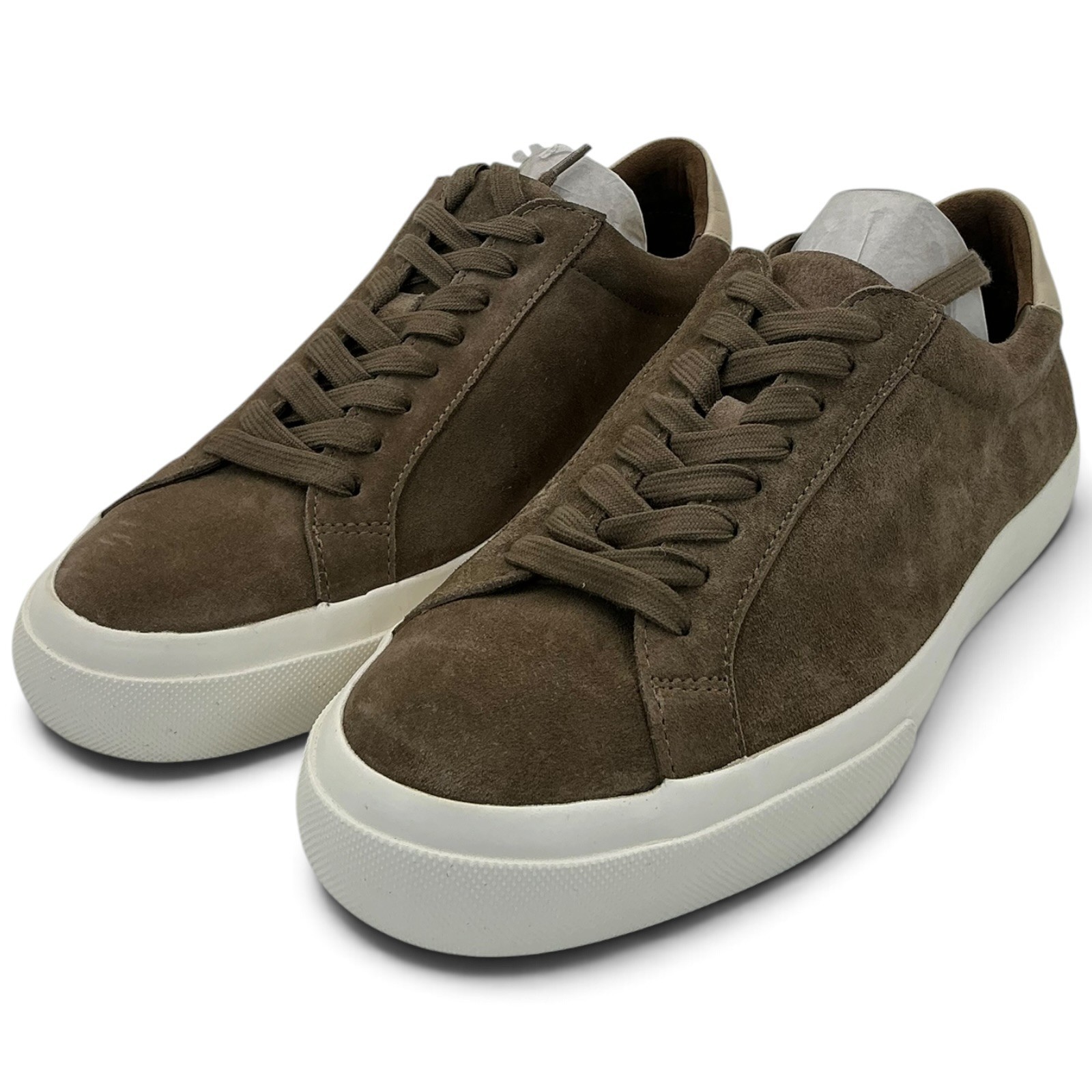 Vince Fulton Men\'s Size 7.5 Brown Suede Sneakers 