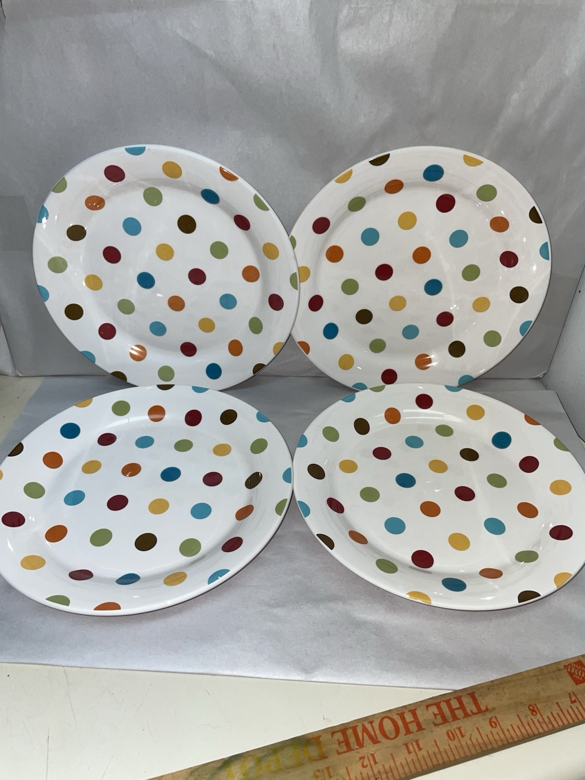 Set Of 4 Pier 1 Confetti Salad Bread Plates Set Of 4 Pier 1 Confetti Salad Bread Plates