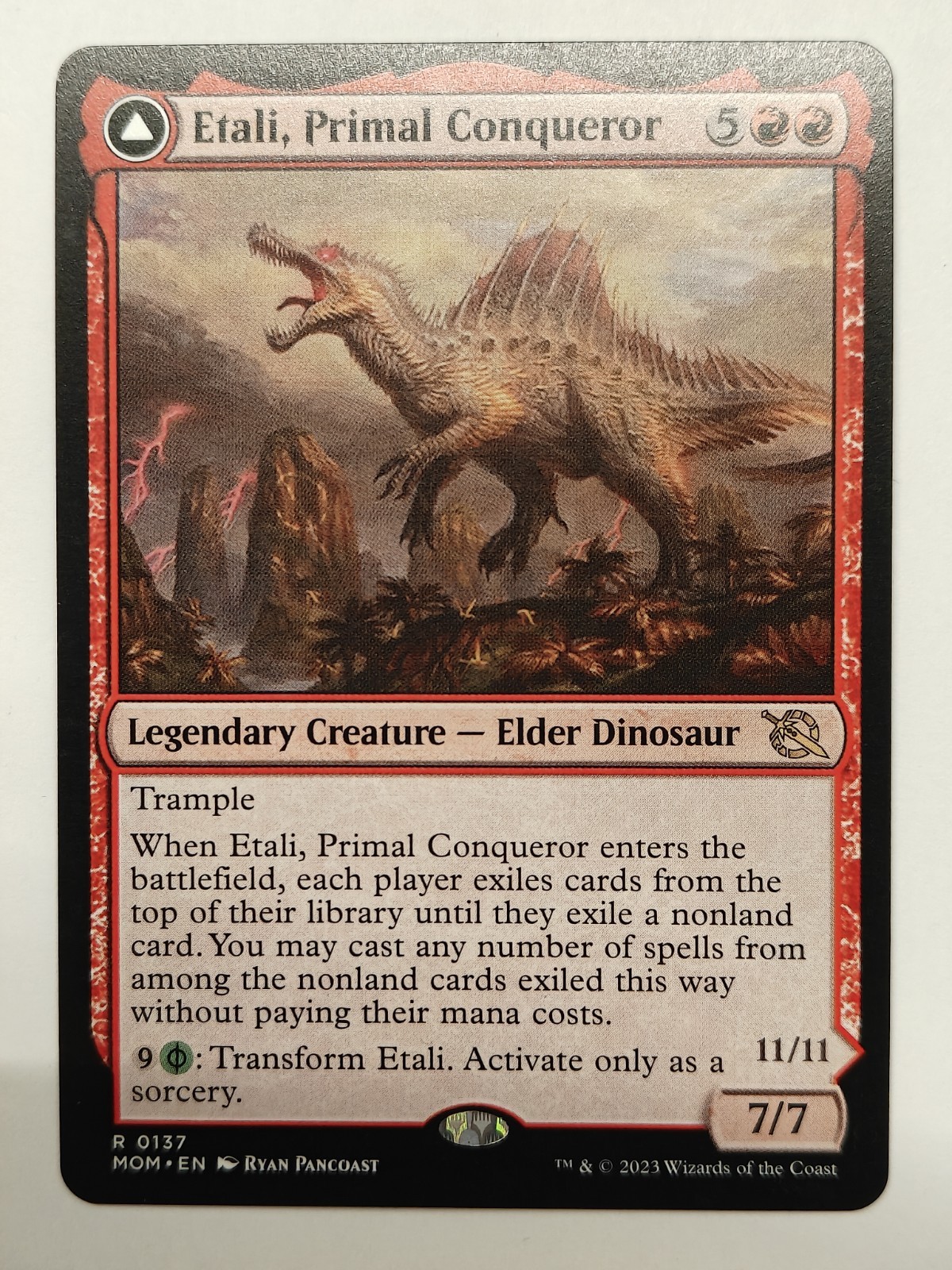 x1 Etali, Primal Conqueror - Etali, Primal Sickness MOM MTG 137 RARE M/NM 1x