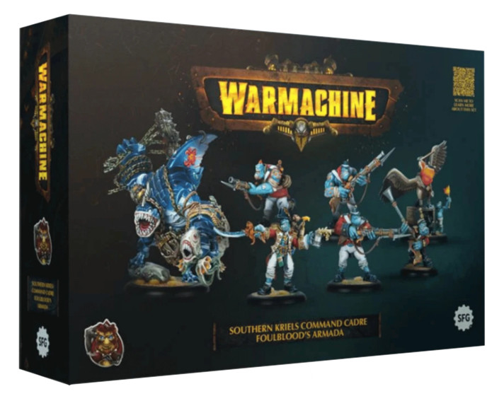 Warmachine - Southern Kriels - Foulblood\'s Armada - Command Starter/Cadre - New