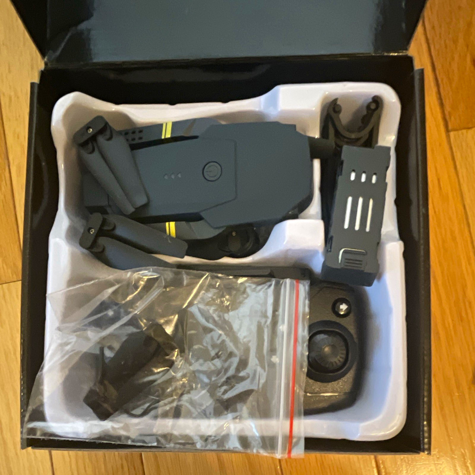 Quadcopter Drone Folding RC Drone w/ Remote Controller, Battery, Strap, Manual