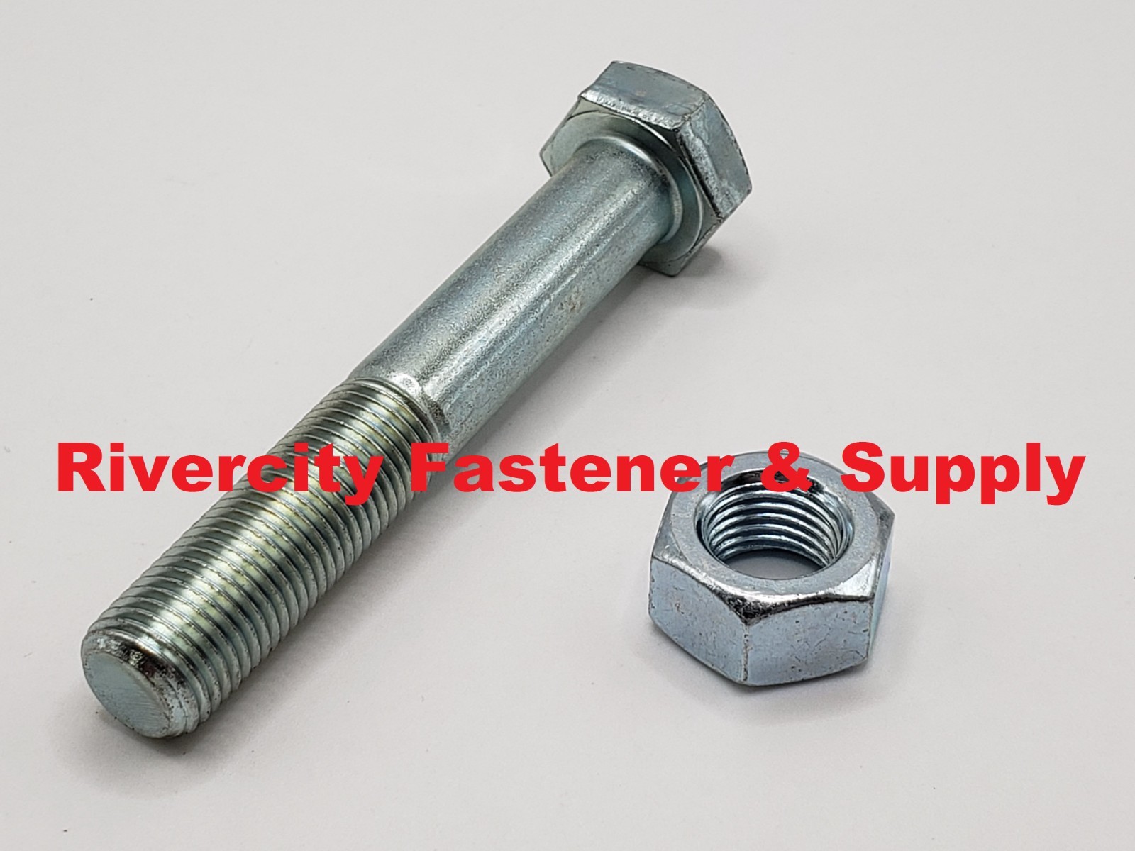 M12-1.25x75 Hex Head Cap Screws M12x1.25x75 Bolts With M12-1.25 Nuts