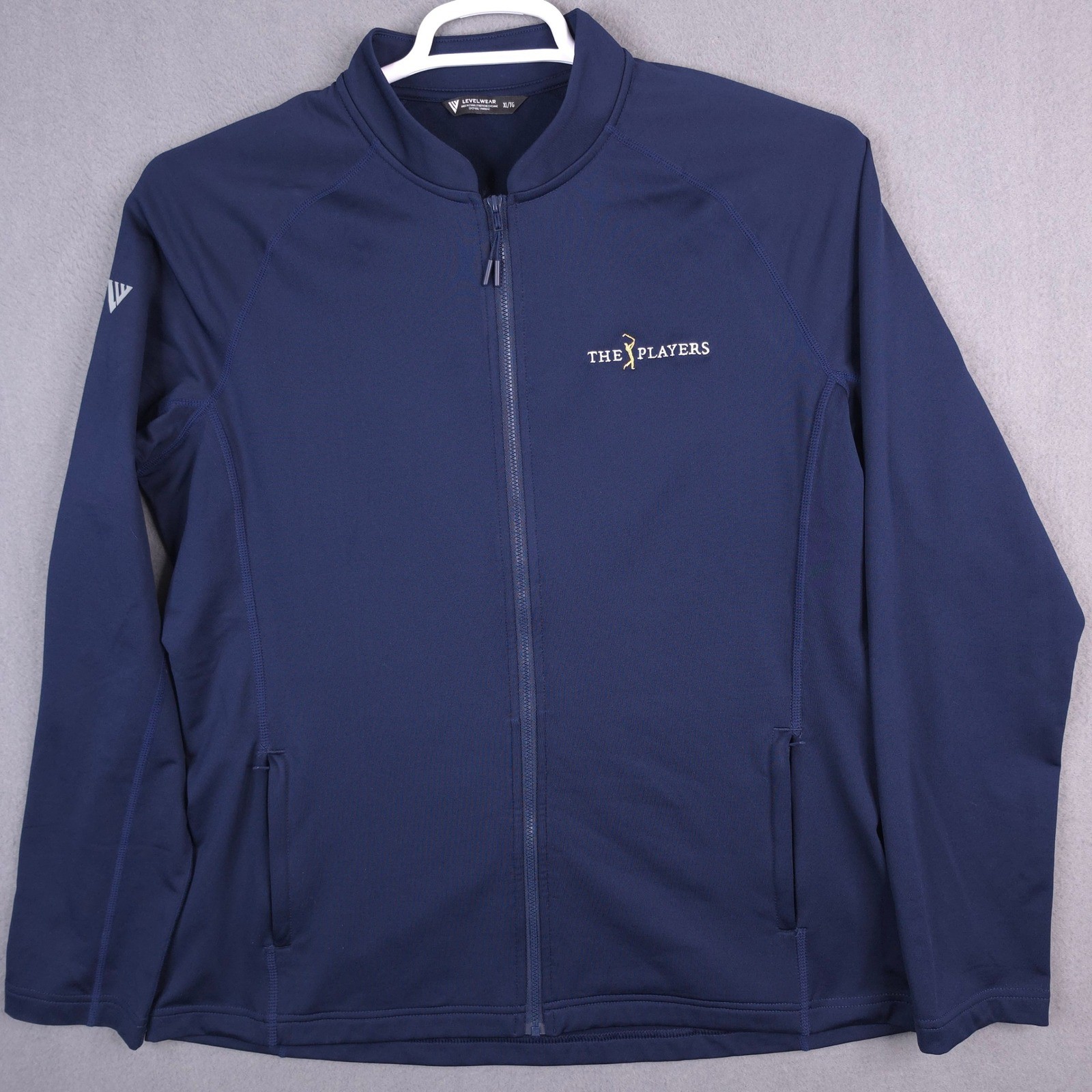 Levelwear The Players Championship Golf Jacket Navy Blue XL Full Zip Performance