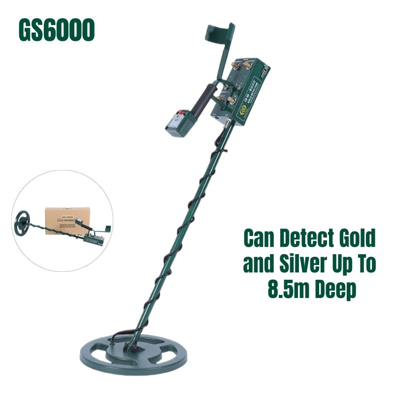 GS6000 Underground Metal Detector Can Detect Gold and Silver Up To 8.5m Deep New