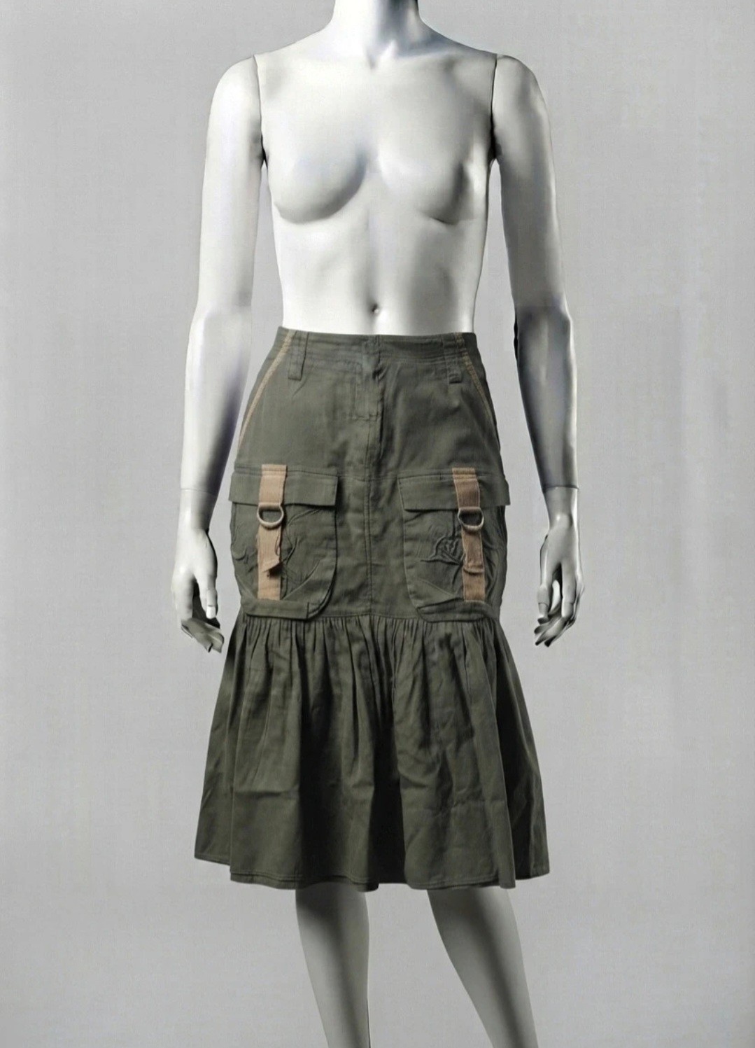 Vintage Deadstock Archive 2000s Plein Sud Cargo Skirt