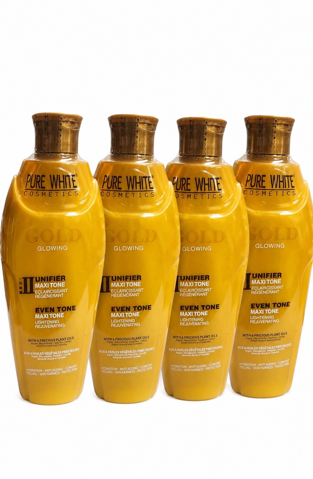 Pure White Gold Glowing Lotion 4Packs