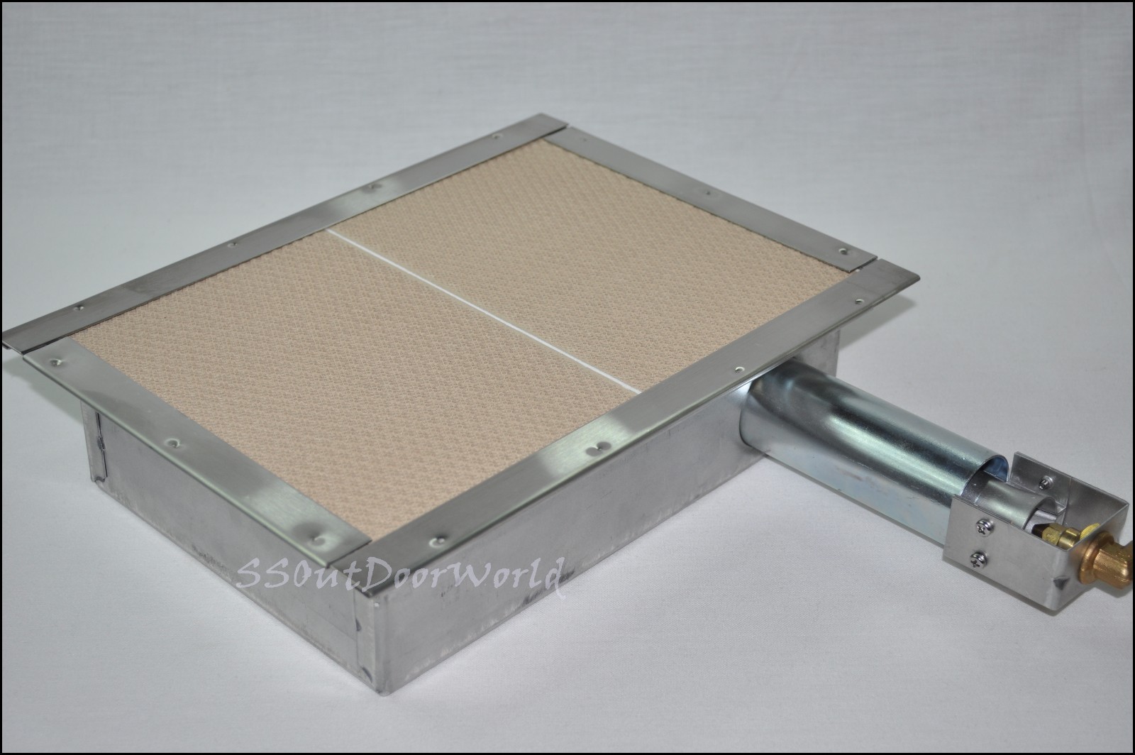 GEE YU STAINLESS STEEL UNIVERSAL INFRARED BURNER W/ CERAMIC WAFER BBQ ISB-12