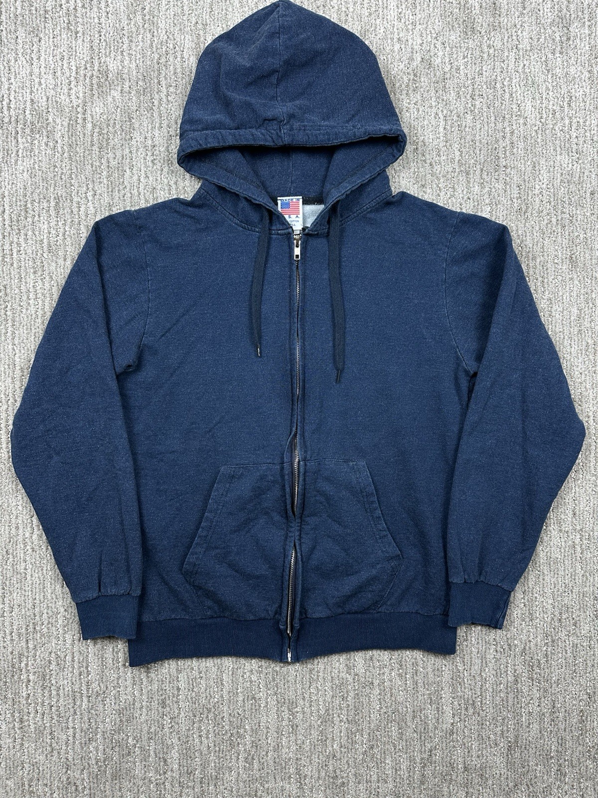 Vintage USA Made IAM Aerospace Machinists Zip Hoodie Navy Blue Sm Sweatshirt Zip Vintage USA Made IAM Aerospace Machinists Zip Hoodie Navy Blue Sm Sweatshirt Zip