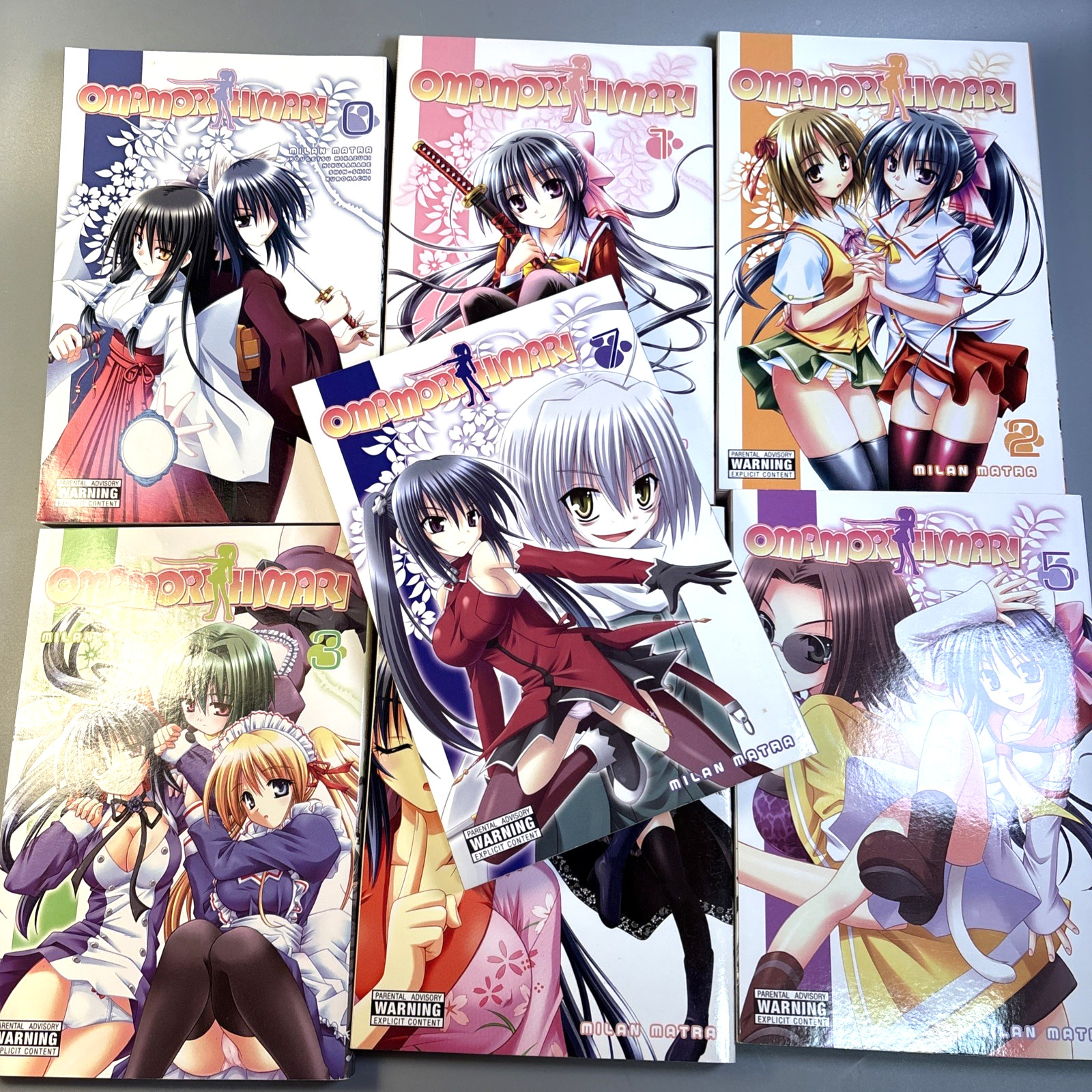 Omamori Himari Manga Lot Vol 0-5 & 7 English Yen Press Milan Matra Paperback