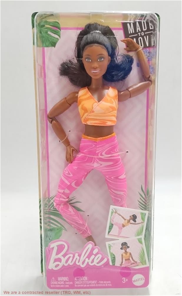 Barbie Made to Move Fashion Doll