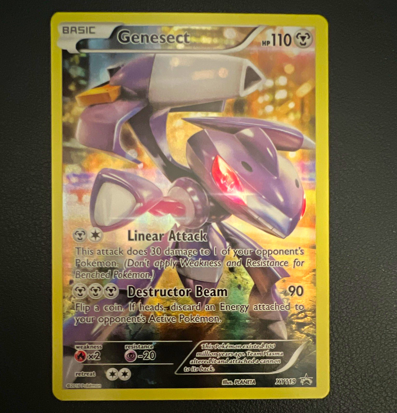 Pokemon TCG Genesect XY119 XY Promo Holo EN 2016 Basic 110HP Pokemon TCG Genesect XY119 XY Promo Holo EN 2016 Basic 110HP