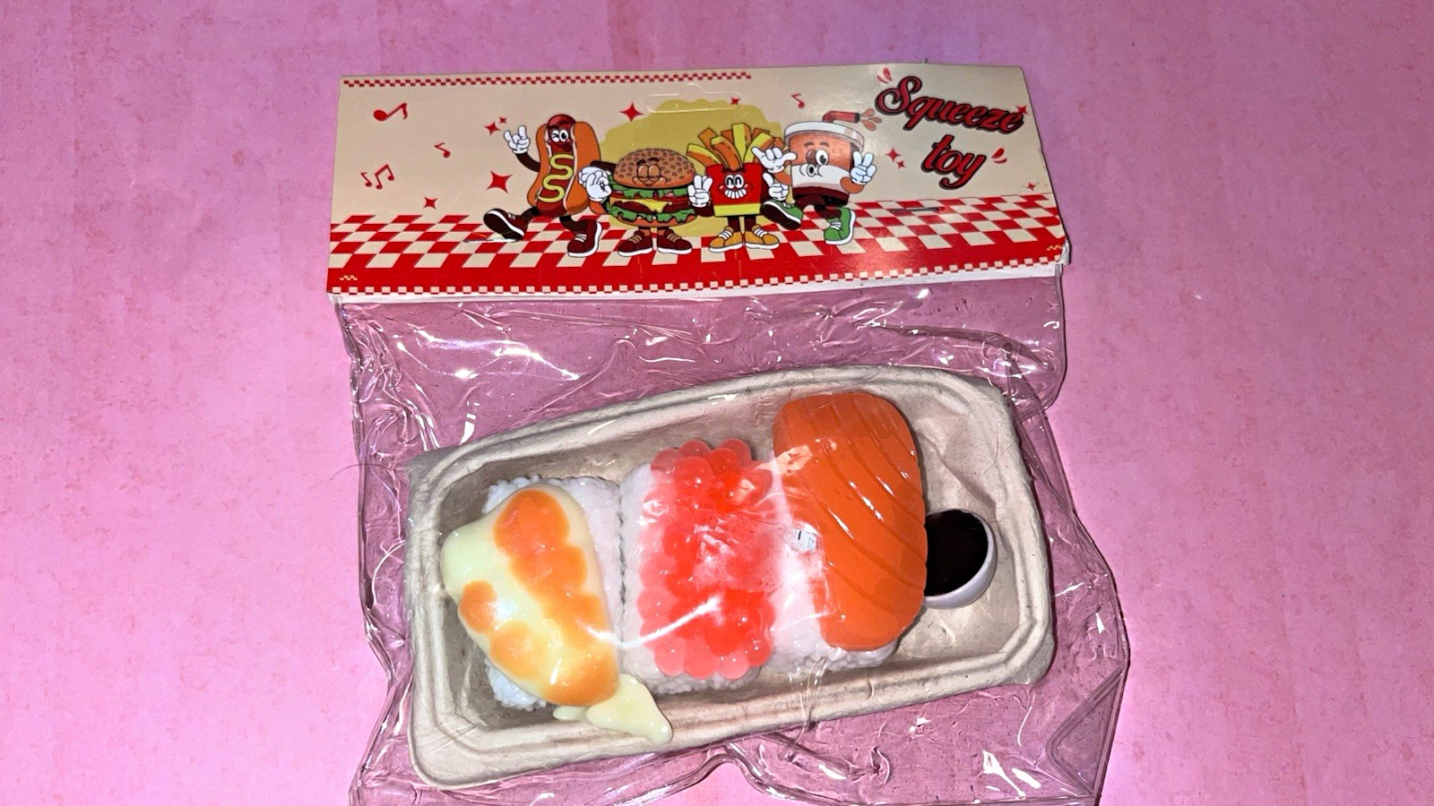 Simulation Food Squishy Toy Set TPR Slow Rebound Squeeze Toy Lobster Sushi Simulation Food Squishy Toy Set TPR Slow Rebound Squeeze Toy Lobster Sushi