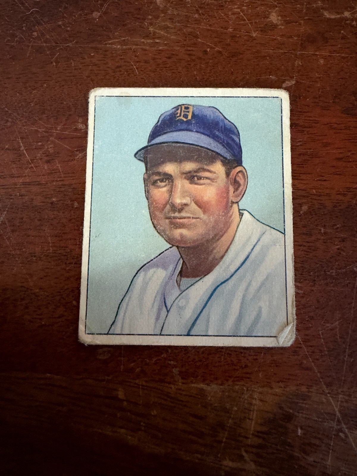George Kell 1950 Bowman RC A #8 Detroit Tigers
