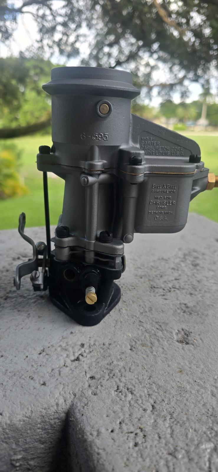 Vintage Carter Ball & Ball Carburetor D6H2 1949-54 Plymouth Dodge Flathead 6 Cyl Vintage Carter Ball & Ball Carburetor D6H2 1949-54 Plymouth Dodge Flathead 6 Cyl